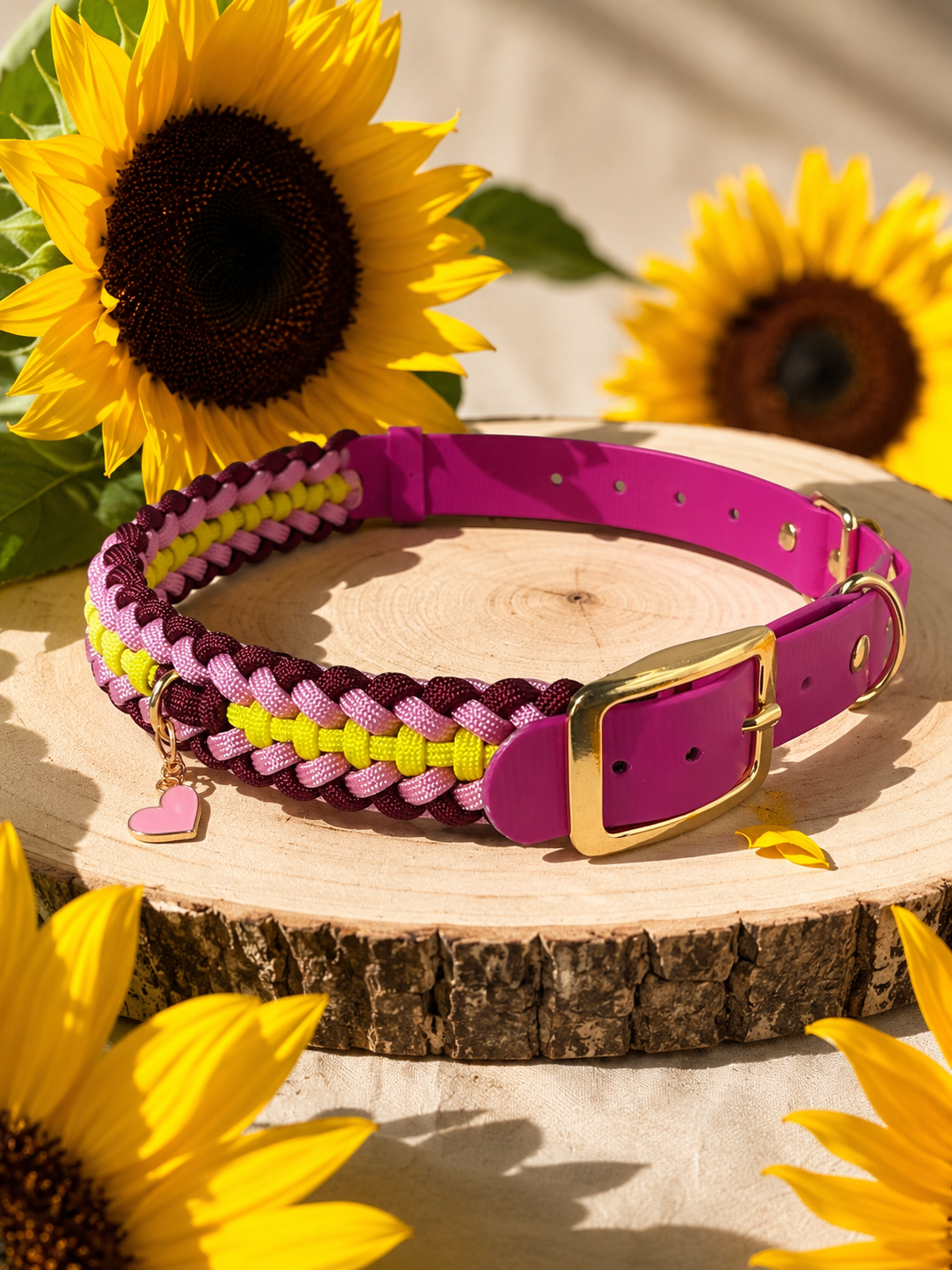 Colliers pour chien personnalisés en Biothane et Corde– Création artisanale sur mesure Collection de colliers pastel personnalisables